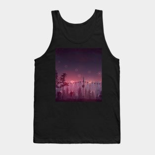 Christmas art / New Year Party Tank Top